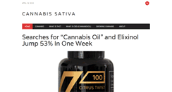 Desktop Screenshot of cannabissativa.com